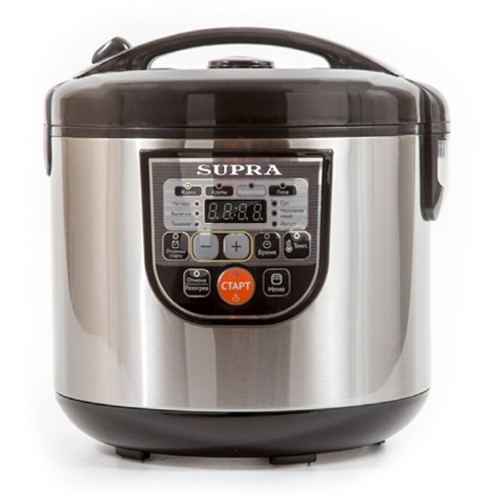 Мультиварка SUPRA MCS-5114 серебристый/черный
