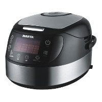 Мультиварка MARTA MT-1986 черный/сталь