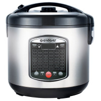 Мультиварка Endever VITA 90 черный стальной