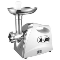 Мясорубка GOODHELPER MG-12P08, 1200 Вт. Насадки для сосисок и колбас. Толкатель. Режущие пластины - 3 шт3.0 ; 5.0 ;7.0 mm.