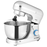 Миксер планетарный Hyundai HYM-S6551 серебристый