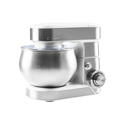 Миксер планетарный Candy CM-501 серебристый/белый