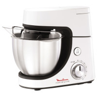 Кухонная машина Moulinex QA5001B1 планетар.вращ. 900Вт белый/темно-серый
