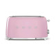 Тостер на 4 ломтика SMEG TSF02PKEU розовый