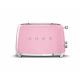 Тостер на 2 ломтика SMEG TSF01PKEU розовый