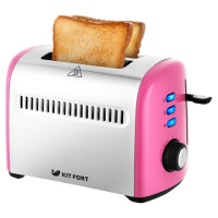 Тостер Kitfort КТ-2026-6 розовый