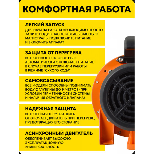 Насос поверхностный Вихрь ПН-600Н