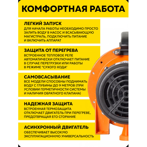 Насос поверхностный Вихрь ПН-60/45 П 