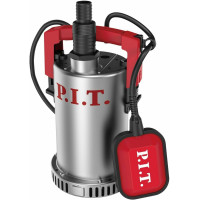 Насос дренажный P.I.T. PSW600-C (750Вт, чист вода, напор 9,5м, производ 158л/мин, корпус нерж сталь)