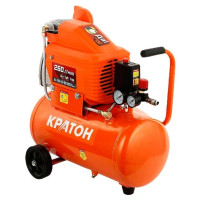Компрессор КРАТОН AC-260-24-DD  прямой 220В 2000Вт 260л/мин ресивер24л 27кг