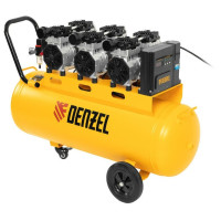 Компрессор безмаслянный Denzel DLS 2250/100 (2250 Вт, 3х750, 100 л, 410 л/мин блок упр)