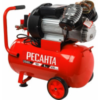 Компрессор Ресанта КП-50/400М масляный 400л/мин 50л 2500Вт красный/черный
