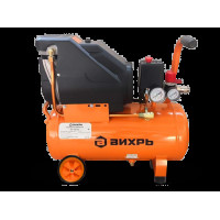 Компрессор винтовой Вихрь КП-195/24 безмасляный 195л/мин 24л 1100Вт оранжевый/черный