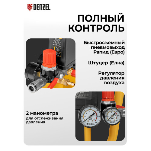 Компрессор Denzel DLP-1500/50