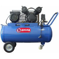 Компрессор воздушный ДИОЛД КМР-2300/100  поршневой масляный, 2300 Вт, 369л/мин, 8бар
