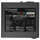 Блок питания Thermaltake ATX 500W GX1 RGB 80+ gold (24+4+4pin) APFC 120mm fan color LED 6xSATA RTL