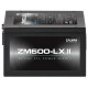 Блок питания Zalman ZM600-LXII <600W, (20+4+4+4) pin, 2x(6+2) pin, 6xSATA, 3xMolex, 12 см, кабель питания, 85%, Active P
