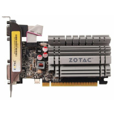 Видеокарта  Zotac GT730 ZONE Edition Low Profile 2Gb <GFGT730, GDDR3, 64 bit, DVI, HDMI, VGA,PCI-E , Retail>