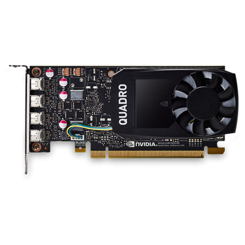Видеокарта  NVIDIA Quadro P1000 GBFull Height (4 mDP) 490-BDXN