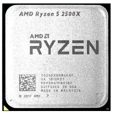 Процессор AMD Ryzen 5 2500X OEM <65W, 4C/8T, 4.0Gh(Max), 10MB(L2+L3), AM4> (YD250XBBM4KAF)