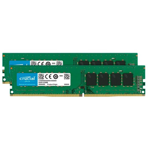 Оперативная память Crucial 8GB Kit (4GBx2) DDR4 3200 MT/s (PC4-25600) CL22 SR x16 Unbuffered DIMM 288pin