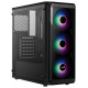 Корпус Aerocool SI-5200 Frost (ATX, без БП, 1x USB3.0, 2x USB2.0, 3x Frost 12 fans)