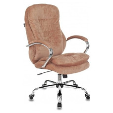 Кресло руководителя Бюрократ Fabric T-9950SL/Velvet73 горчичный