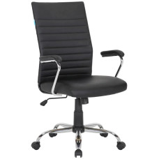 Кресло руководителя HELMI Express на колесиках, эко.кожа, черный