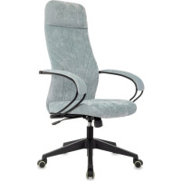 Кресло руководителя Бюрократ CH-610 Fabric серо-голубой Light-28