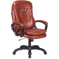 Кресло руководителя Бюрократ T-9950LT эко.кожа коричневый