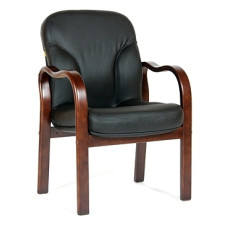 Офисное кресло Chairman 658 кожа/черный