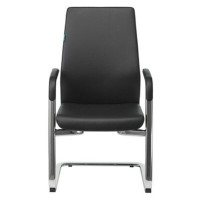 Кресло Бюрократ JONS-LOW-V/BLACK кожа