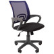Офисное кресло Chairman 696 чёрно/синее