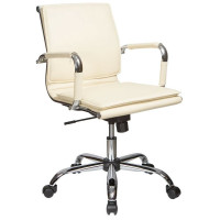 Кресло руководителя Бюрократ CH-993-Low Ivory