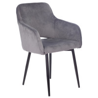 Кресло Бюрократ CH-380F Italia 26 серая жемчужина