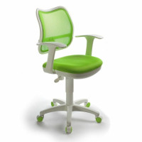 Кресло Бюрократ CH-W797/SD/TW-18 белый/салатовый