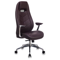 Кресло руководителя Бюрократ Zen/Brown коричневый