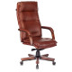 Кресло Бюрократ T-9927WALNUT-AV светло-коричневый кожа