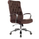 Кресло руководителя Бюрократ T-9928SL Fabric коричневый Italia 6