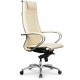 Кресло МЕТТА Samurai Lux-2 MPES на колесиках, эко.кожа, светло-бежевый