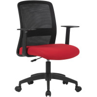 Кресло Cactus CS-MC333-BKRD темно-красный