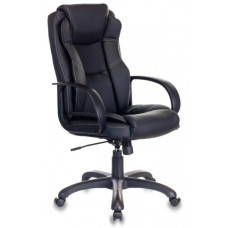 Кресло руководителя Бюрократ CH-839 Leather Black черный