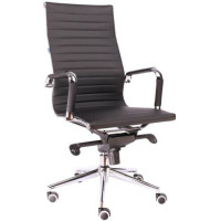 Кресло Everprof Rio M  кожа черный