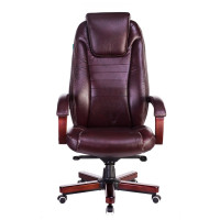 Кресло руководителя Бюрократ T-9923WALNUT/IVORY