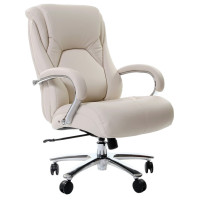 Офисное кресло Chairman 402 кожа белая