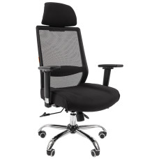 Кресло Chairman 555 LUX TW черный