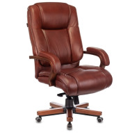 Кресло руководителя Бюрократ T-9925WALNUT светло-коричневый