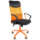 Офисное кресло Chairman 610 CMet чёрное/оранжевое