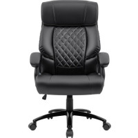 Кресло офисное DEFENDER Zurich Black PU