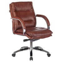 Кресло руководителя Бюрократ T-9927SL-LOW светло-коричневый